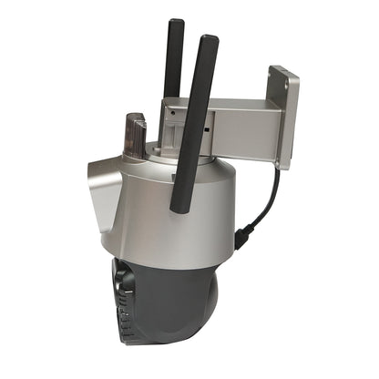6 MP-es kettős objektíves megfigyelő kamera, P2P WIFI 2.4G, 360 fokos PTZ forgatás mozgásérzékelővel, szirénával, emberérzékeléssel és iCSee alkalmazással.