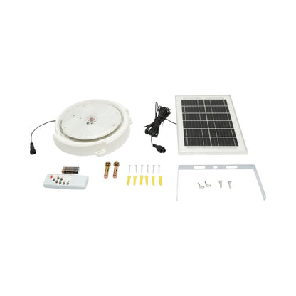 Napelemes LED reflektor 150W, 6500K 6W-os napelem panellel, 3600mAh akkumulátor, mozgásérzékelő és távirányító IP65 Breckner Germany