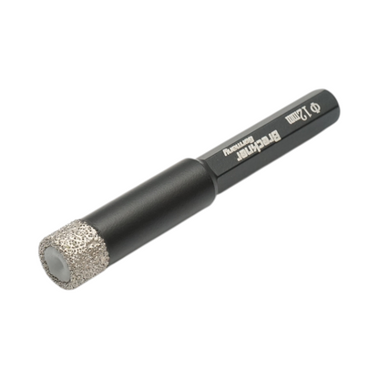 Gyémánt fúrófej 12x80mm, 1/4 hatszögletű befogás kerámialap, márvány, gránit Breckner Germany