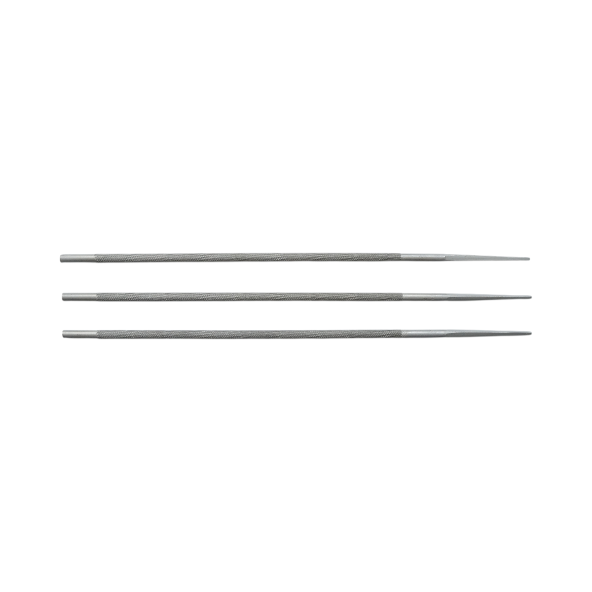3 darabos csúcsos kerek reszelő lánc fűrészhez 5x200mm 13/64 inch