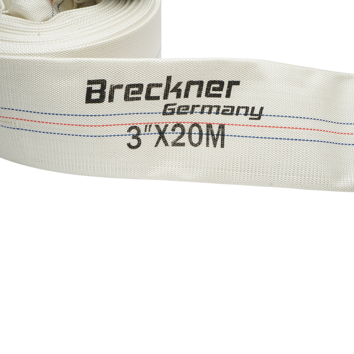 Öntözés/pompa. PVC 3 toliból, 20 m hosszú, alumínium csatlakozóval, max 6 bar, Breckner Germany