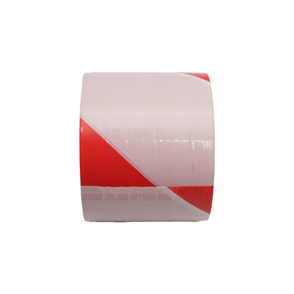 Határ- és jelzőszalag piros/fehér 75mmx50m