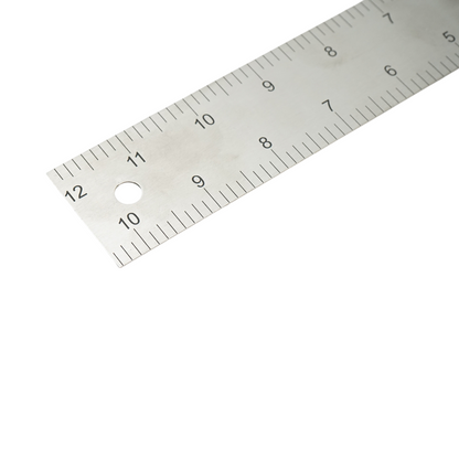 Professzionális asztalos mérő , colostok 300mm/12 inch, alumínium nyél, szénacél vonalzó Crownman