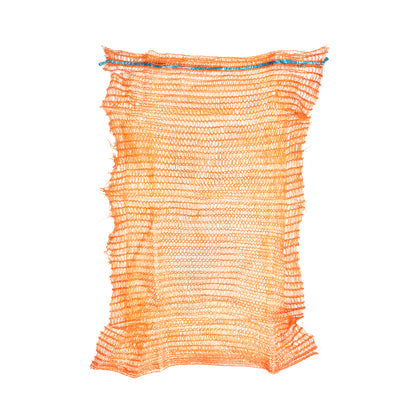 Zsák fogantyúval 600x400mm Raschel zöldségekhez 20kg narancssárga