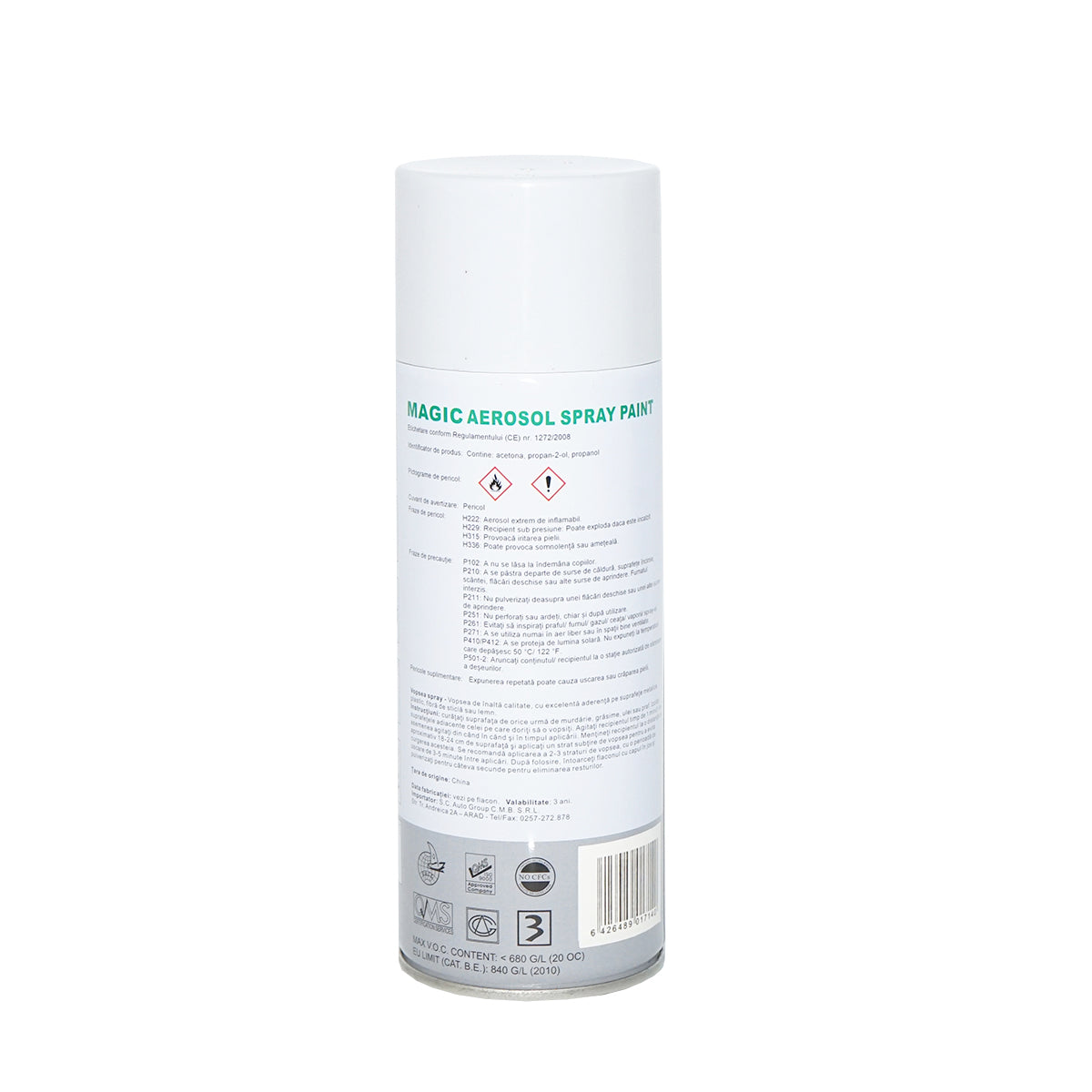Festékszóró MAGIC fehér matt festék 007 400ml