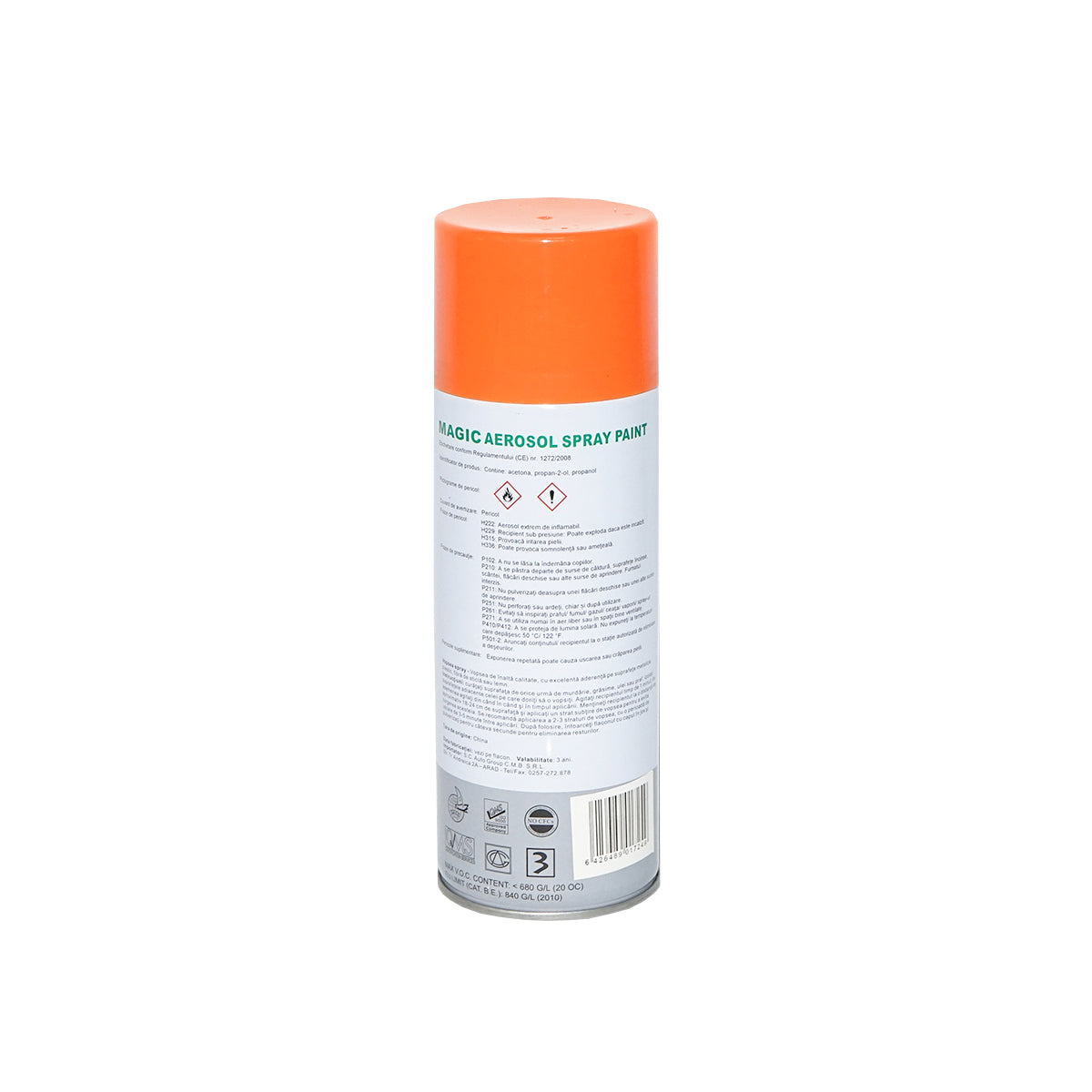 Magic Fluoreszkáló narancssárga festék spray 1006 450 ml