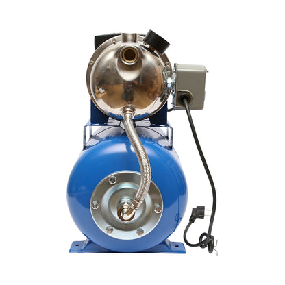 Víznyomásfokozó, hidrofor, 550W 220V, áramlás 40L/min, H42m, tartály 24L, fordulatszám 2860 r/min AUTOJS80 Breckner Germany