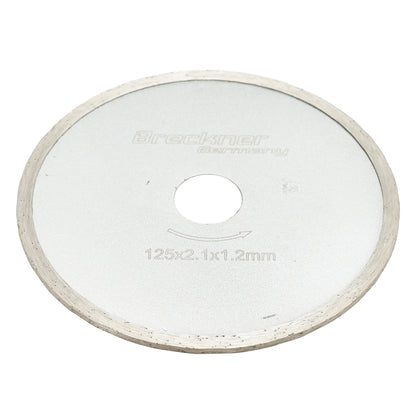 Folyamatos gyémánttárcsa 125x2.1x1.2 kerámiához Breckner Germany