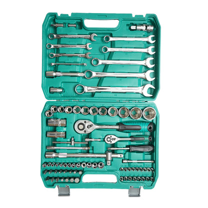 Csőkulcskészlet, fix, torx, racsnis dugókulcs 82 db Breckner Germany