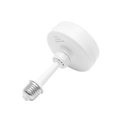 LED izzólámpa E27, 6W, 220V, IP20, 360 fokban forgatható lámpatest beltéri/kültéri rögzítéssel Breckner Germany