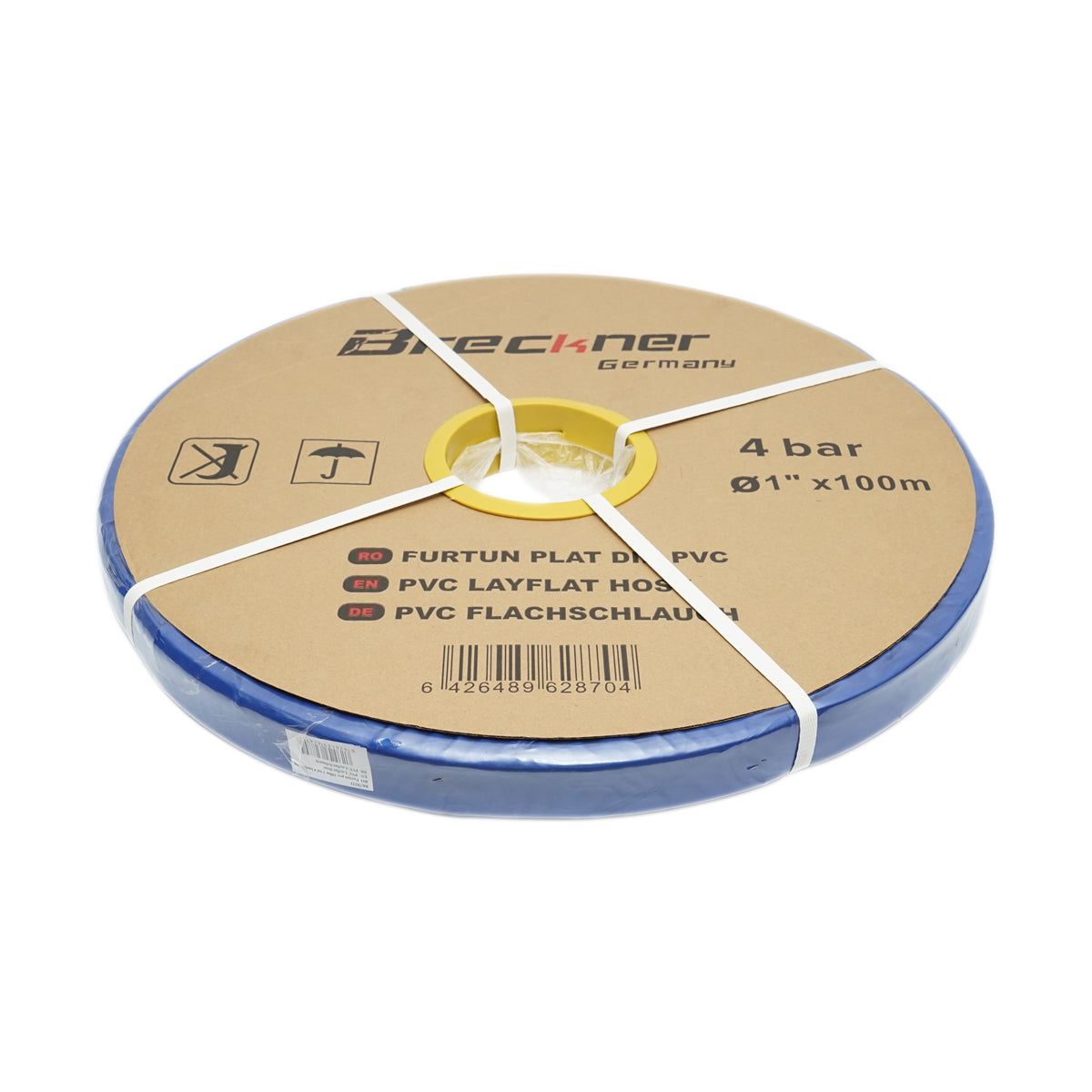 PVC lapos locsolótömlő 1 db 100m hosszú, PN4 Breckner Germany
