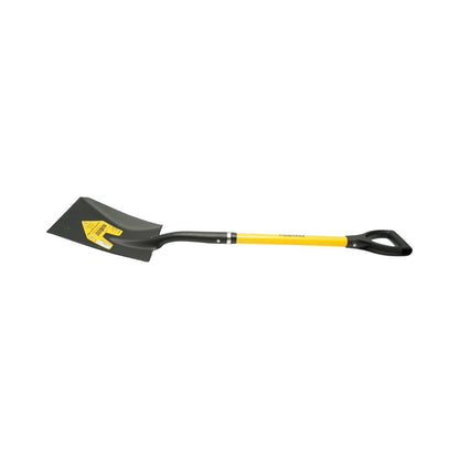 Crownman egyenes acél lapát 235x275x1020mm, üvegszál nyél D fogantyúval