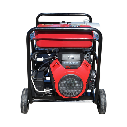 Benzinmotoros szivattyú 22.4LE, 8 hüvelyk, Honda GX690 motor, 300 m3/h teljesítmény, 4m szívómélység, 15m szivattyúzási magasság, kulcsos indítás Breckner Germany