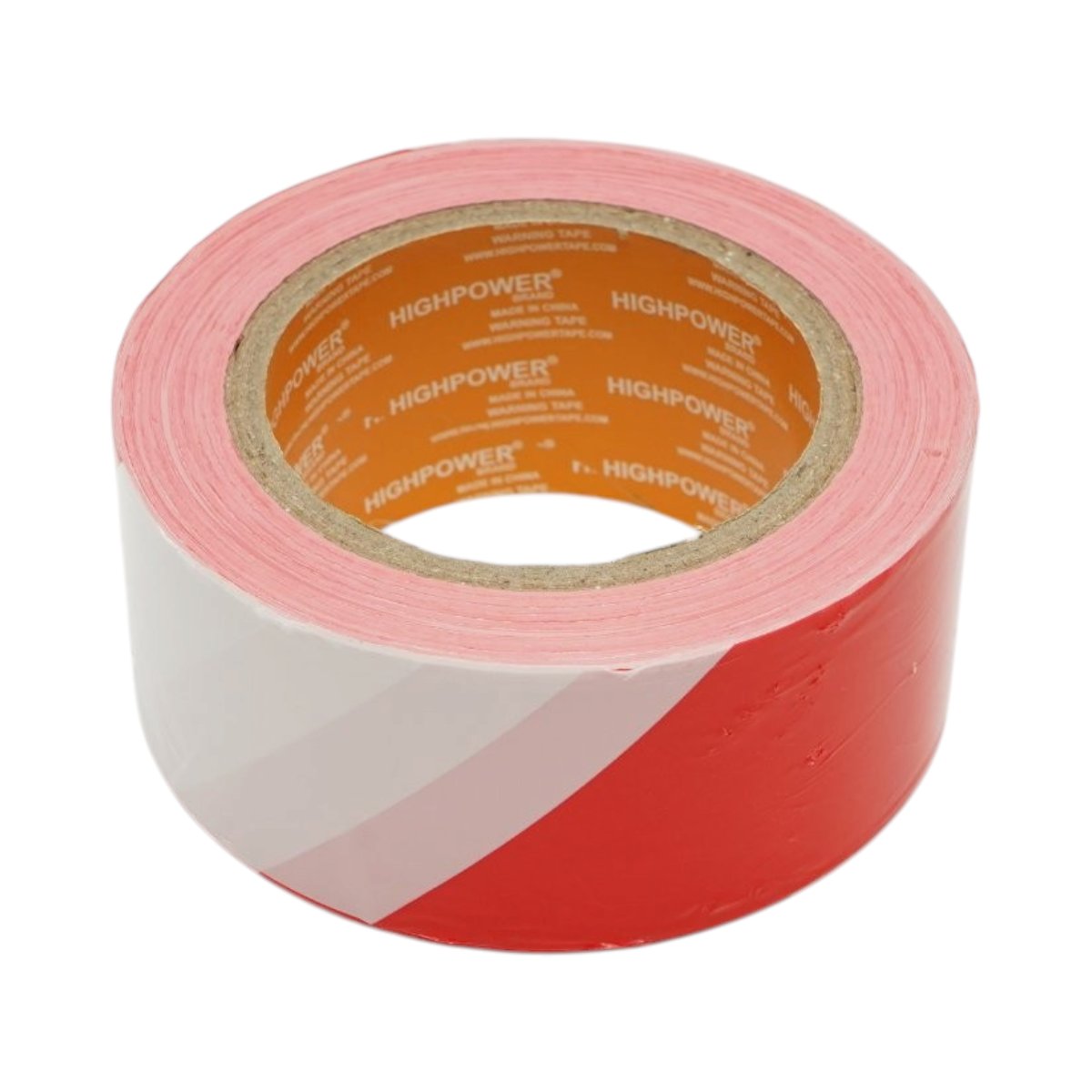 Elhatárolási és jelzőszalag 50mm x 200m piros-fehér PE HighPower