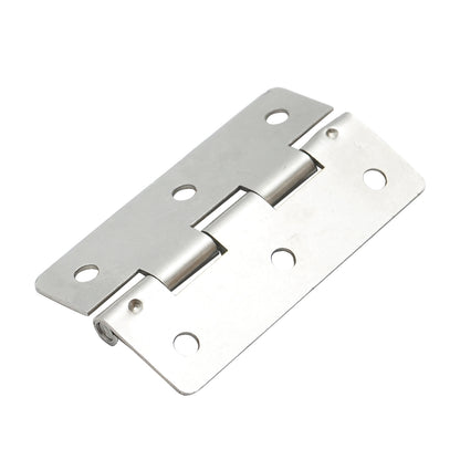 Rozsdamentes acél csuklópánt 70x40mm 6 lyukkal