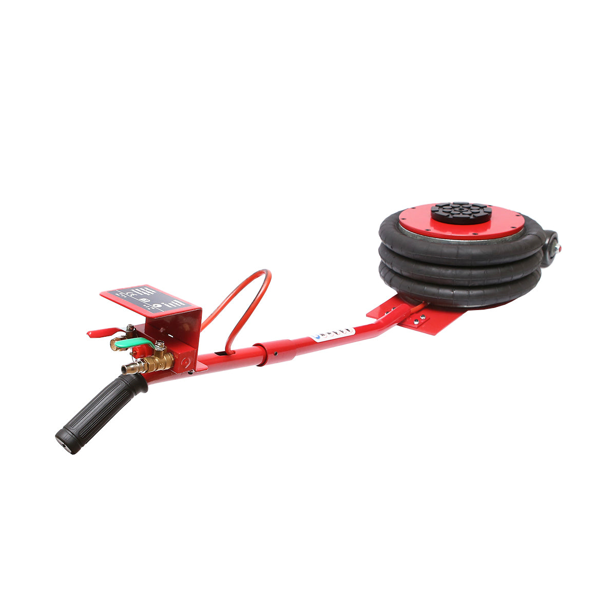 Professzionális pneumatikus emelő 145-400mm légpárnával, üzemi nyomás 8-12Bar. maximális terhelés 5T Breckner Germany