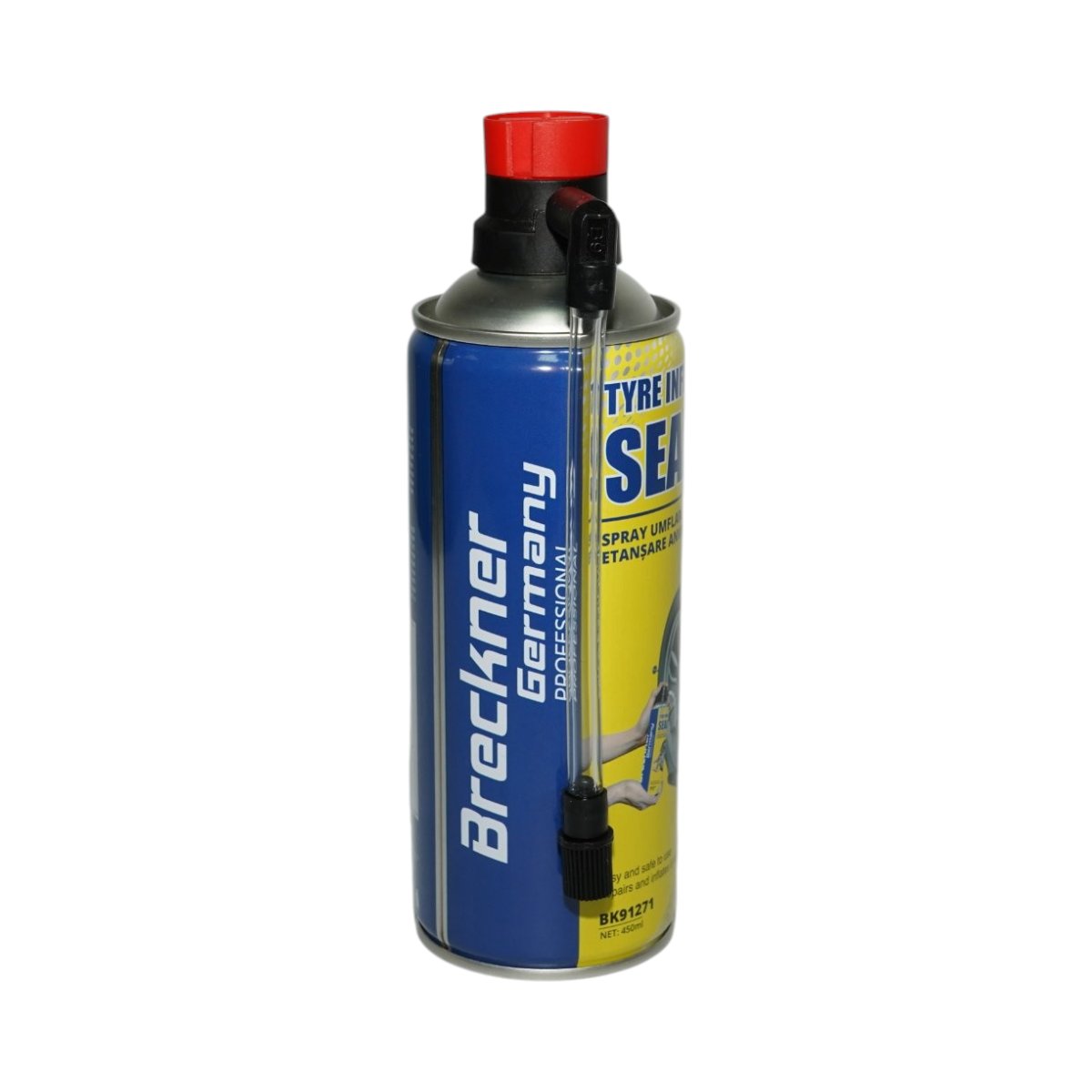 Gumiabroncs felfújó és tömítő spray 450ml Breckner Germany