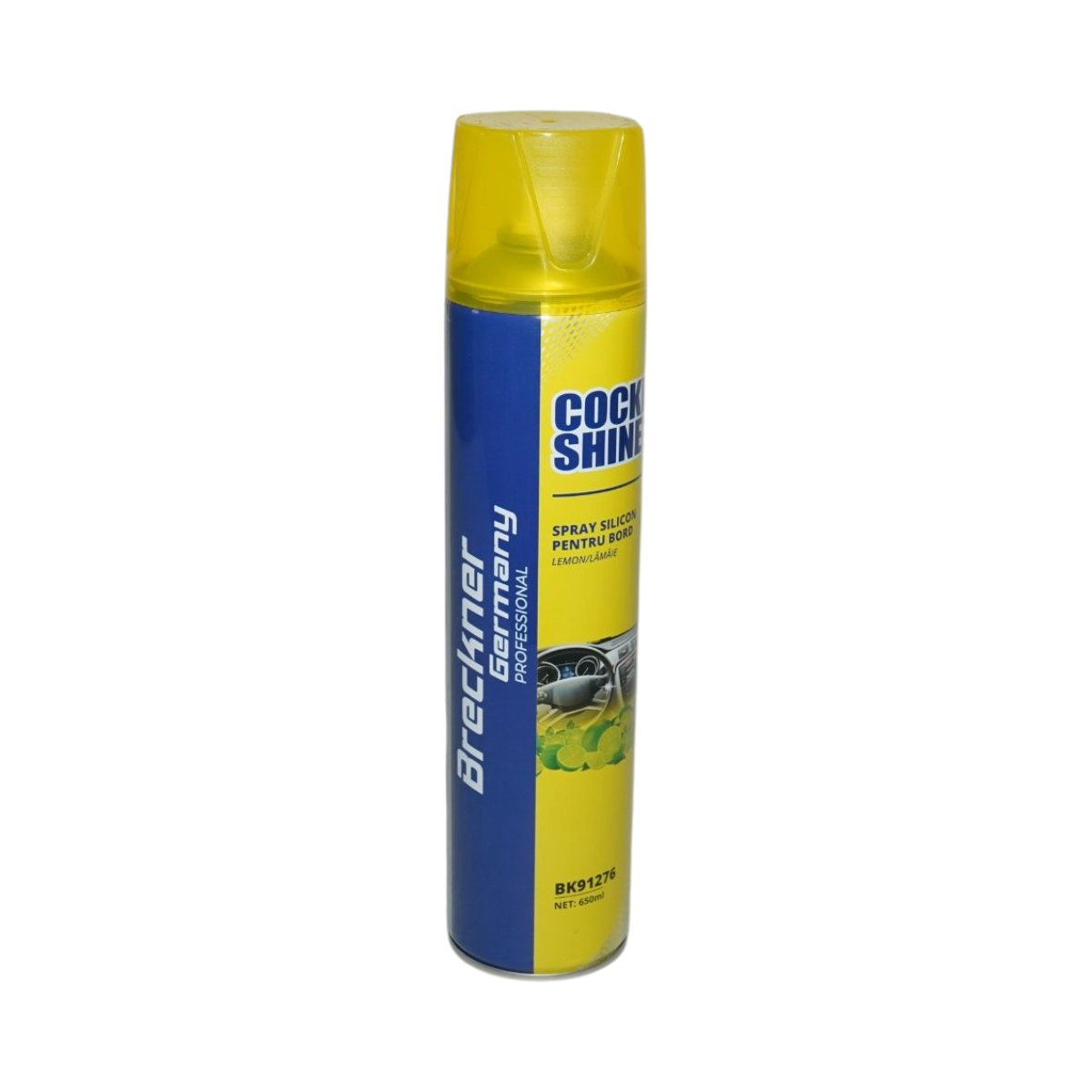 Szilikon műszerfal spray antisztatikus citrom 650ml Breckner Germany