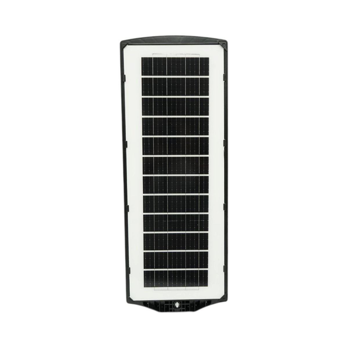 Napelemes LED közvilágítási lámpa 300W 15W napelem panellel, 12000mAh akkumulátor, mozgásérzékelő, távirányító, oszlop rögzítés IP67 Breckner Germany