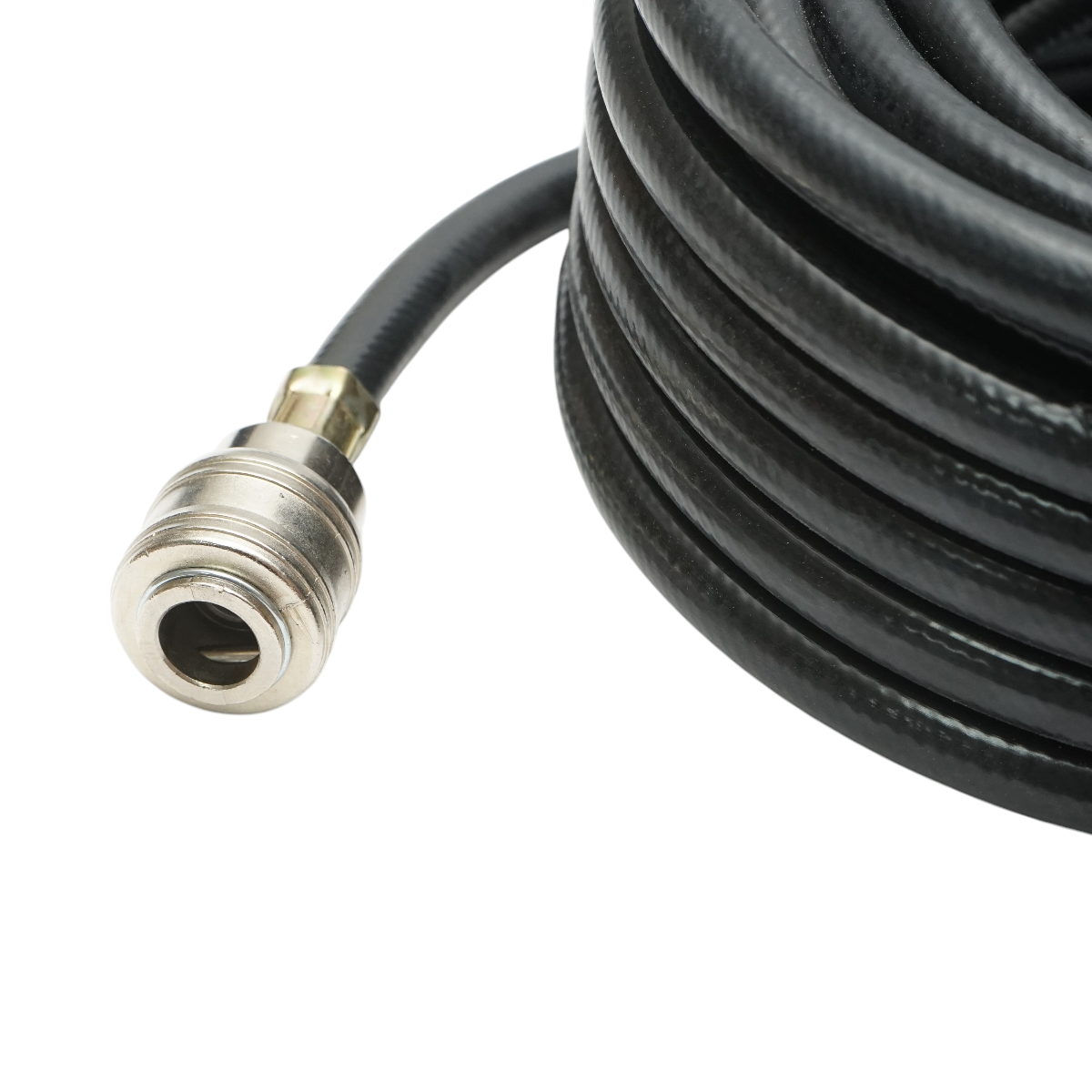 Kompresszor levegőcső 12m PVC 6x11mm és univerzális gyorscsatlakozók