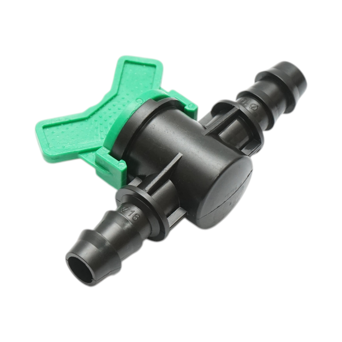 Egyenlő csepegtetős fürdőcsap 16x16mm öntözőrendszerekhez