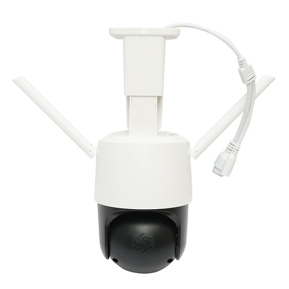 6MP kettős objektíves megfigyelő kamera, P2P WIFI 2.4G 1080P, PTZ mozgásérzékelővel, emberérzékeléssel és iCSee alkalmazással.