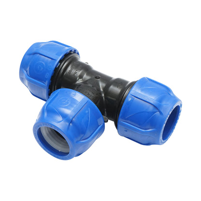 Egyenletes tömörítő cső D40x40x40mm PN16, öntözőrendszerekhez