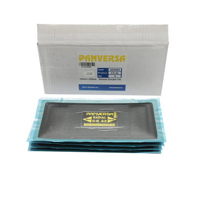 Radiális gumiabroncs vulkanizációs javítófoltok 122x252mm CX-42 Panversa