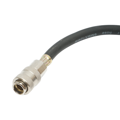 Kompresszor légtömlő 12m gumírozott 6x12mm és univerzális gyorscsatlakozók