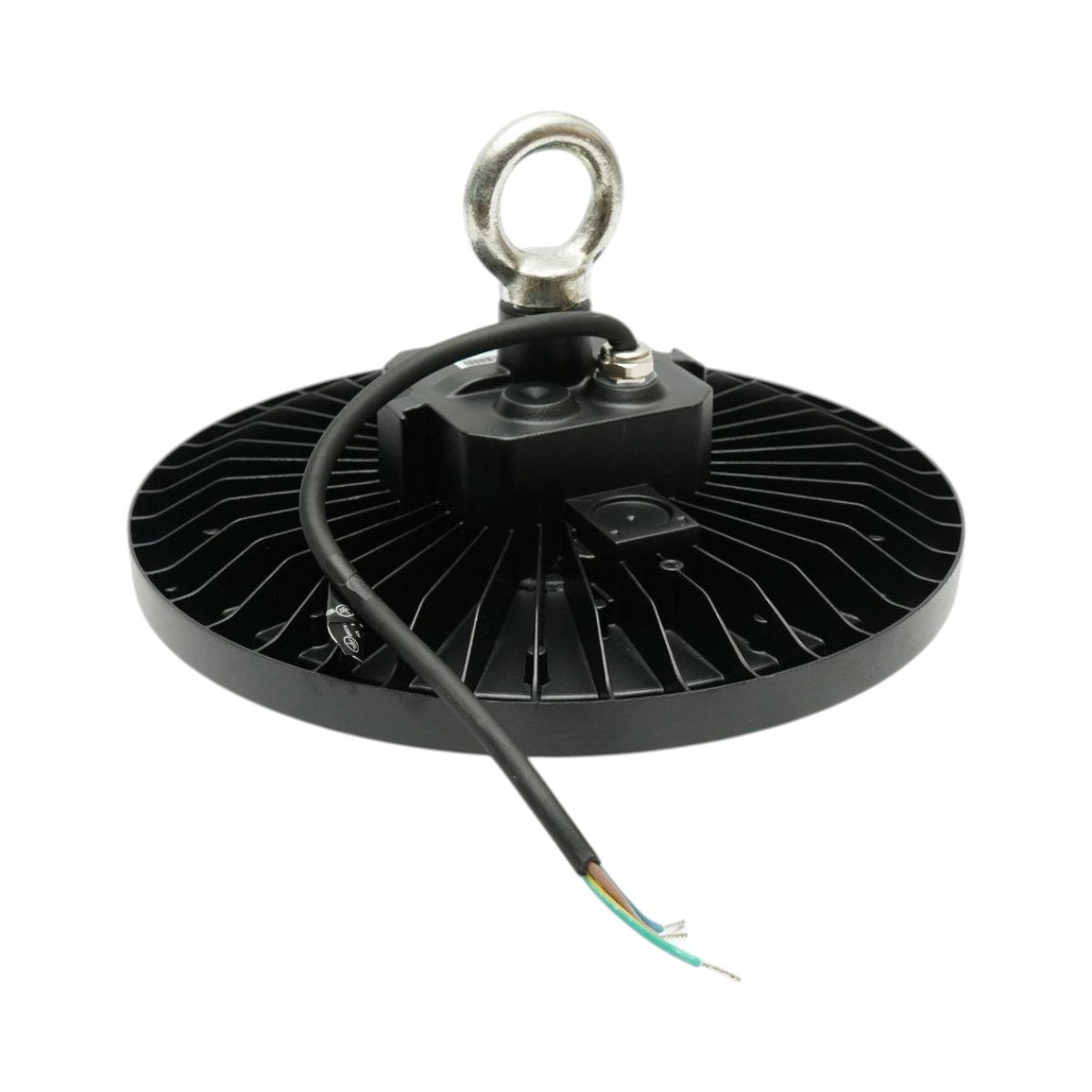 Ipari LED High-Bay lámpa 150W, 220V, 5000K, 22500lm, mikrohullámú mozgásérzékelővel csarnokokhoz, raktárakhoz 265x86mm Breckner Germany