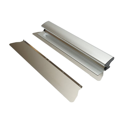 Professzionális 50cm-es rozsdamentes acél gyalu 2 pengével 8.8x55cm