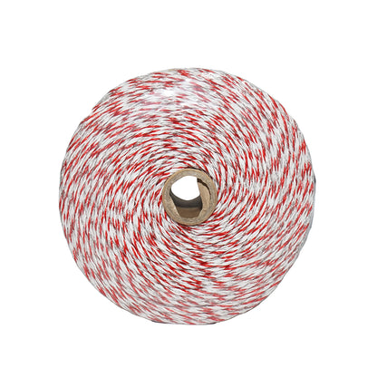 Orsóhuzal piros-fehér fi 3mm 4x0.3mm 0.5 Ohm/m SS, 500m elektromos kerítés Breckner Germany