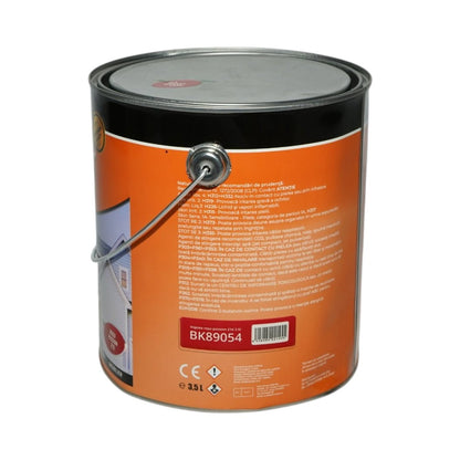 Rozsdagátló zománc festék 3 in 1 passion red 21D oldószer alapú 3.5L, közvetlenül a rozsdára, beltéri és kültéri Breckner Germany
