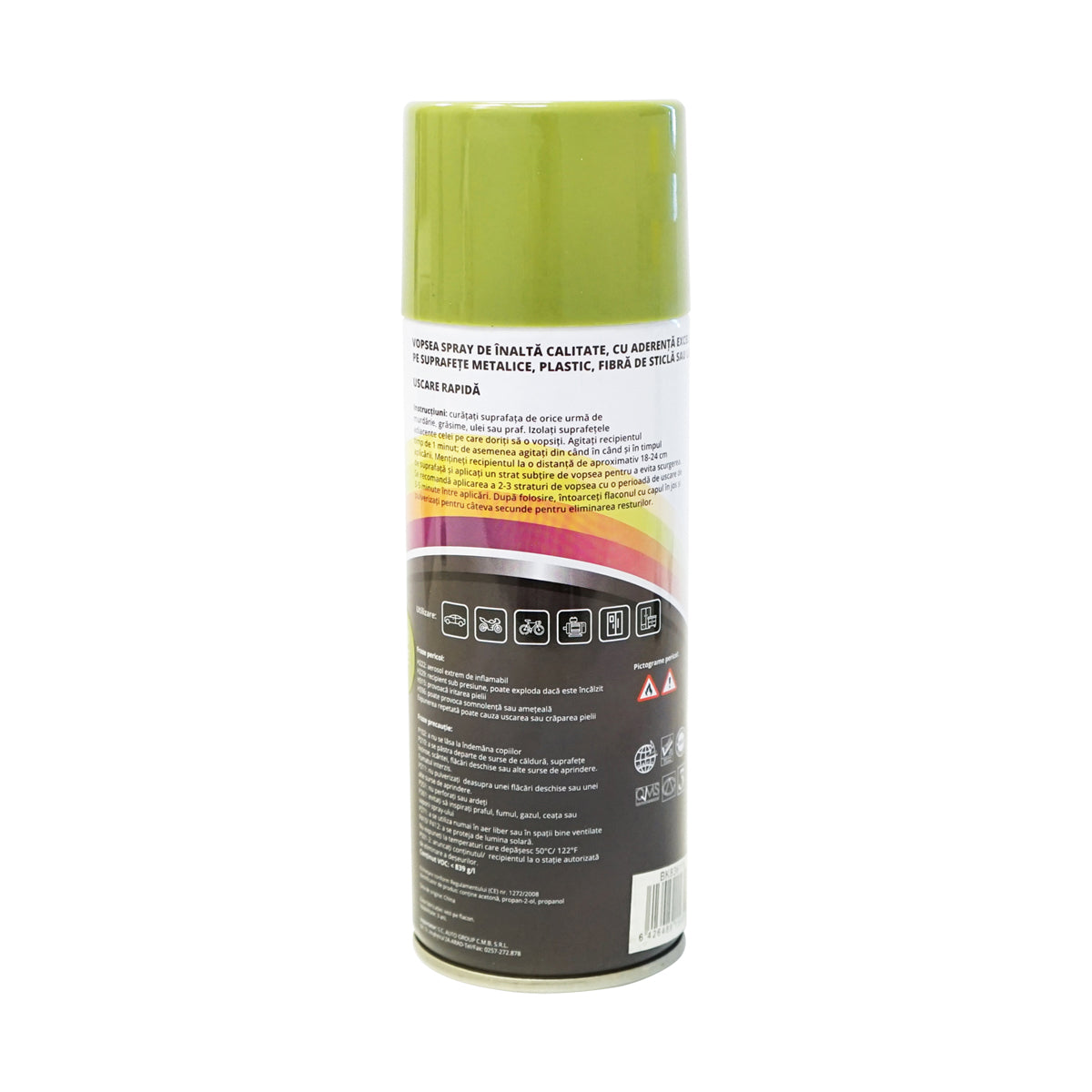 Professzionális Claas zöld autófesték spray gyors száradással 450ml MAGIC fémre, fára, műanyagra, üvegszálra