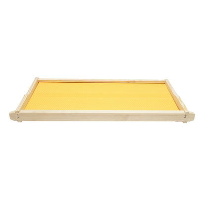 Fából készült méhkaptár keret műanyag méhsejtekkel Dadant 483x448x232mm