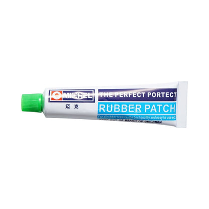 16 darabos 50mm-es kerek vulkanizálási folt szett + 1 db 20ml-es ragasztó tubus Michel légkamrához