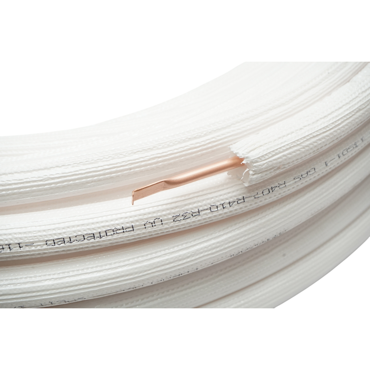 AC AC 1/4 (6.35mm) réz klímacső, falvastagság 0.70mm, szigetelés 6mm klíma berendezésekhez 50m/tekercs