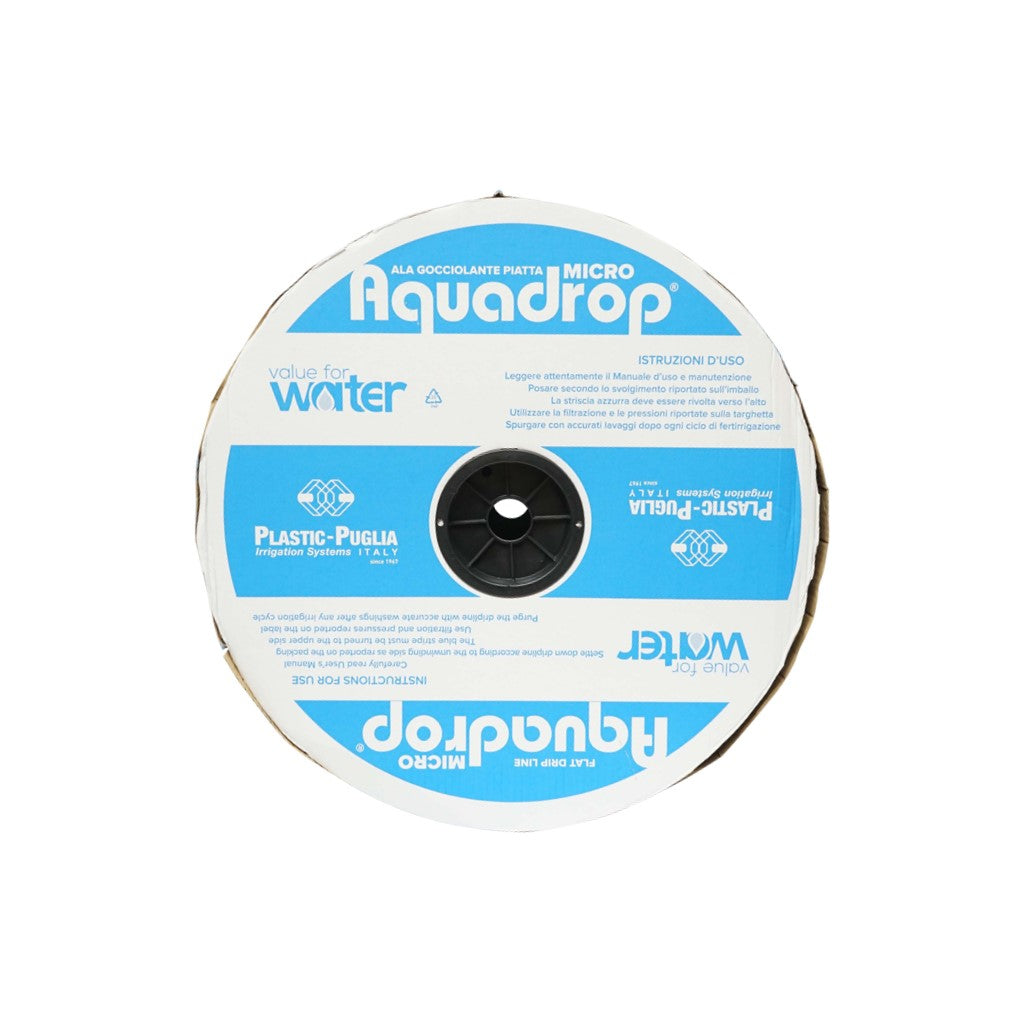 Vízcsepegtető szalag, tekercs 3000M 2.1L/H, D16mm. 20cm AquaDrop