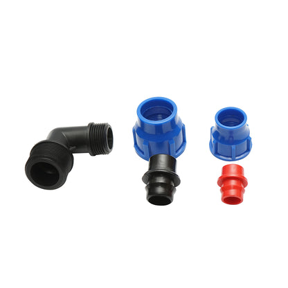 D32x25mm-es alacsony tömörítésű könyökcsonk öntözőrendszerekhez