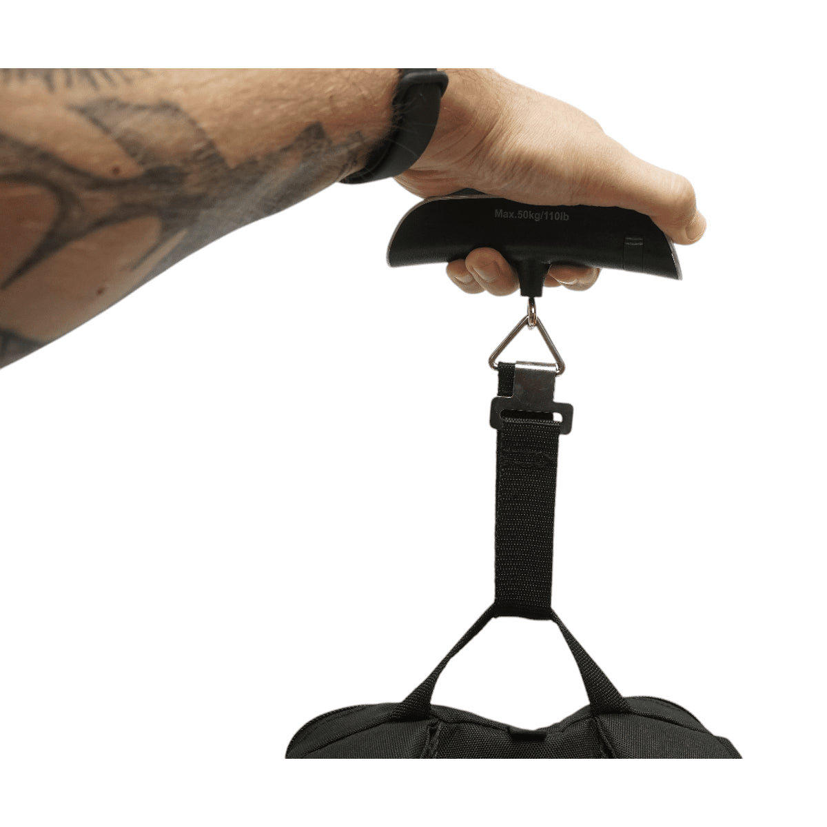 Digitális kézi poggyászmérleg 50 kg