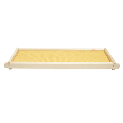 Fából készült méhkaptár keret műanyag méhsejtekkel Dadant 483x448x159mm
