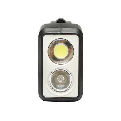 Hordozható LED világító készlet 3 izzóval / reflektorral, napelemmel és akkumulátorral 6V, 4,5 Ah a halászathoz, kempingezéshez GD-7COB