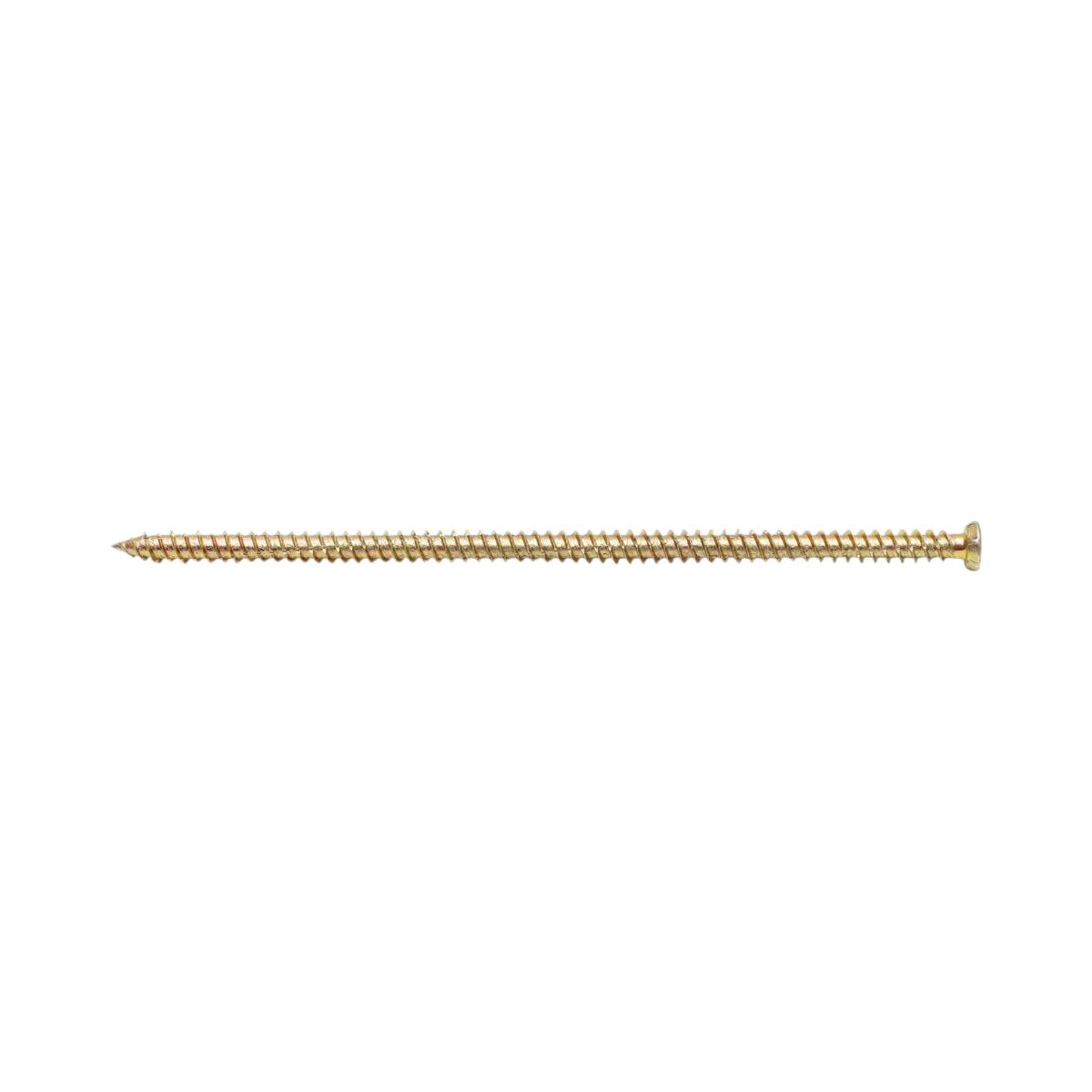 Ajtó-ablak szerelőcsavar 7.5x182mm, torx TX30, sárga cinkozott acél 100 db/doboz
