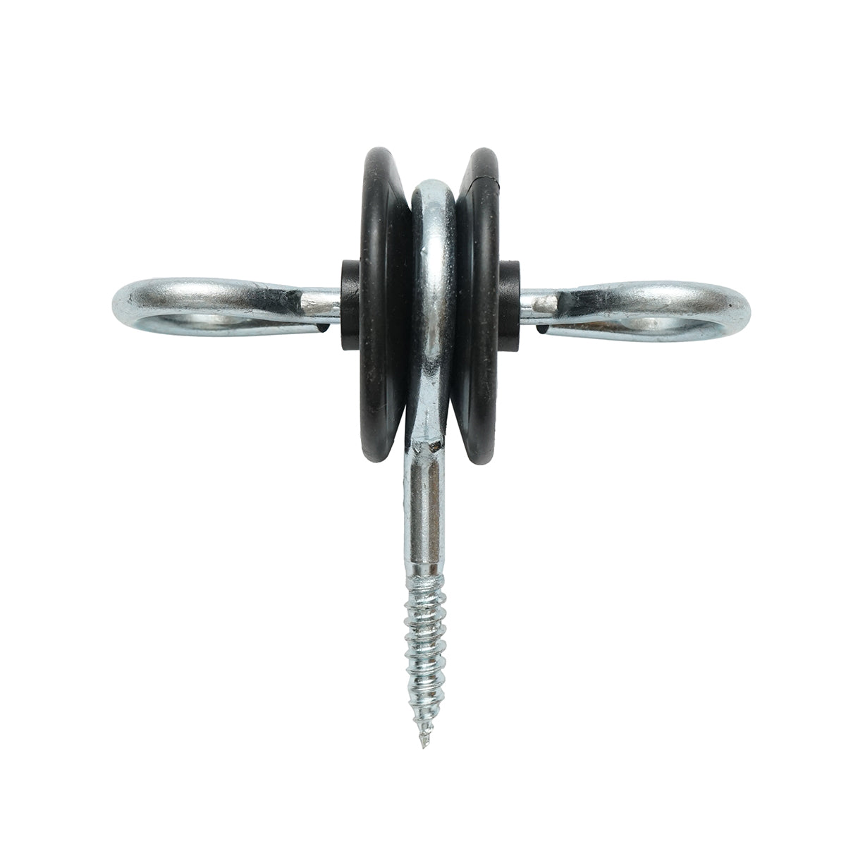 Rozsdamentes acél szigetelő dupla horgonnyal 5.9mm 90x86mm elektromos kerítés Breckner Germany