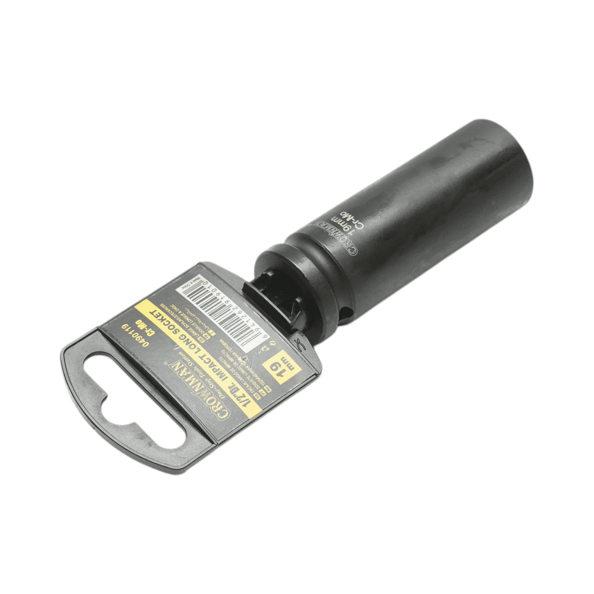 19 mm hosszú ütőcsavarkulcs, 1/2" négyzetes Cr-Mo Crownman