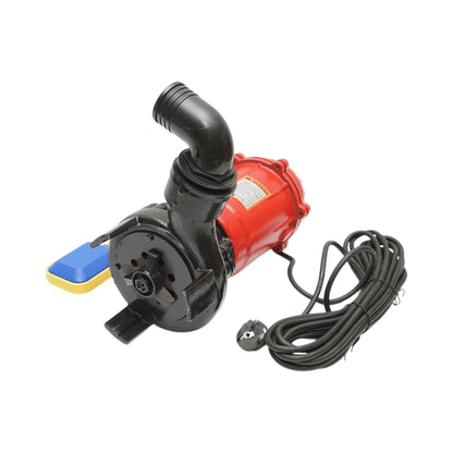 Merülő szennyvízszivattyú, merülő vízelvezető úszóval és chopperrel 2600W, 220V, H12m, áramlási sebesség 333 L/min, kábel 8m Breckner Germany