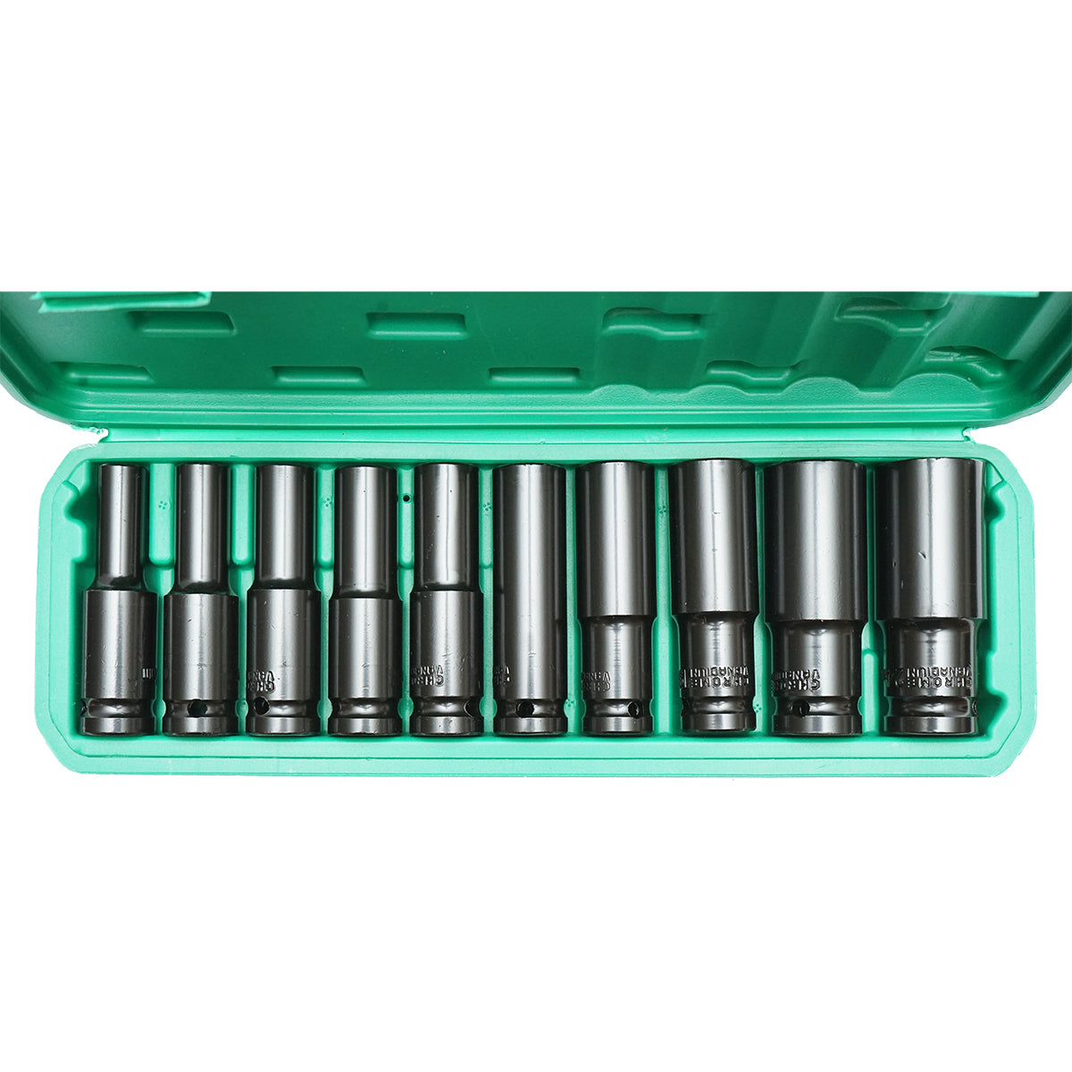 Hosszú ütvecsavaros dugókulcs-készlet 8-24mm, négyzet 1/2 inch 10 darab Breckner Germany