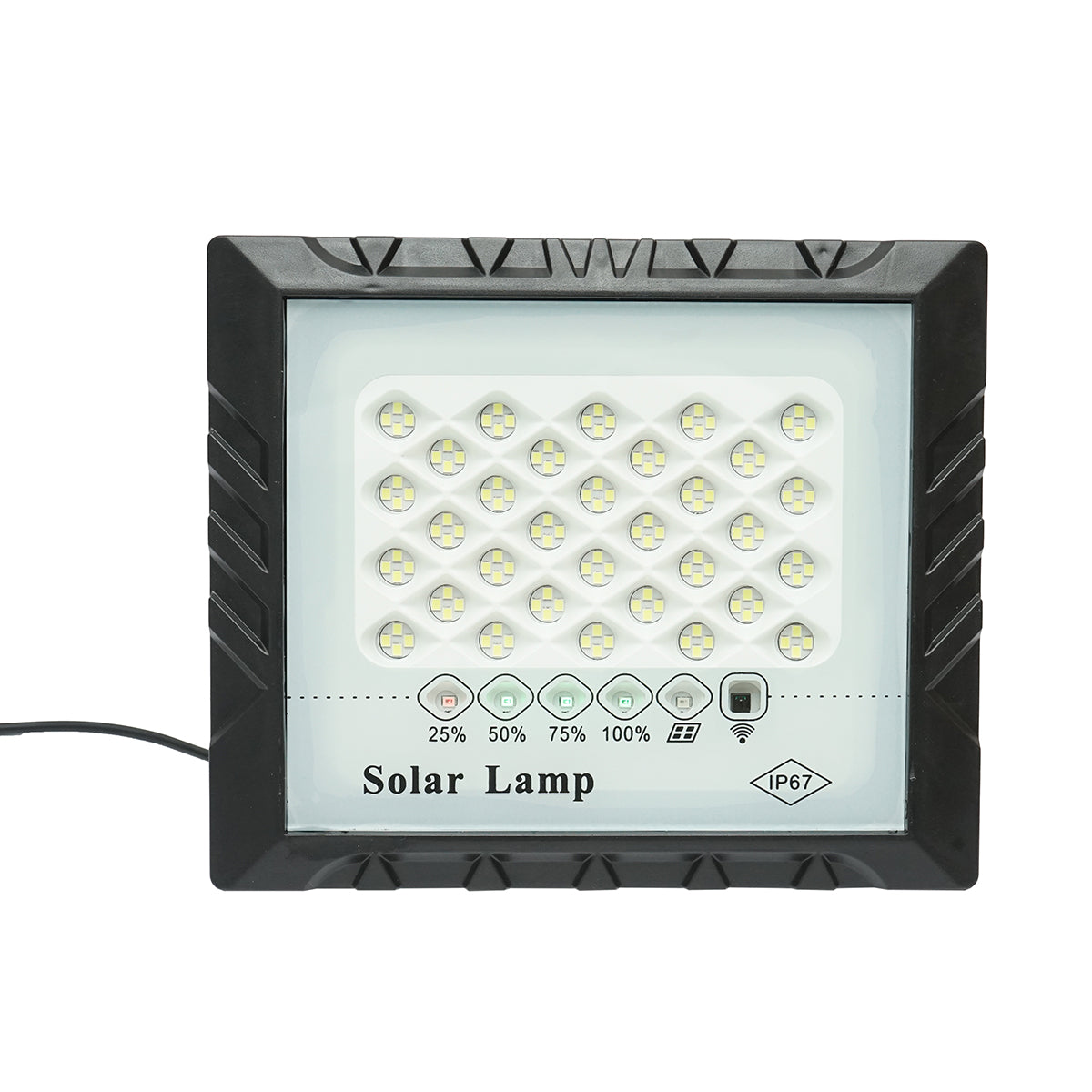 25W-os ledes reflektor 3W-os napelemmel, 4000mAh akkumulátorral és IP67-es távirányítóval Breckner Germany