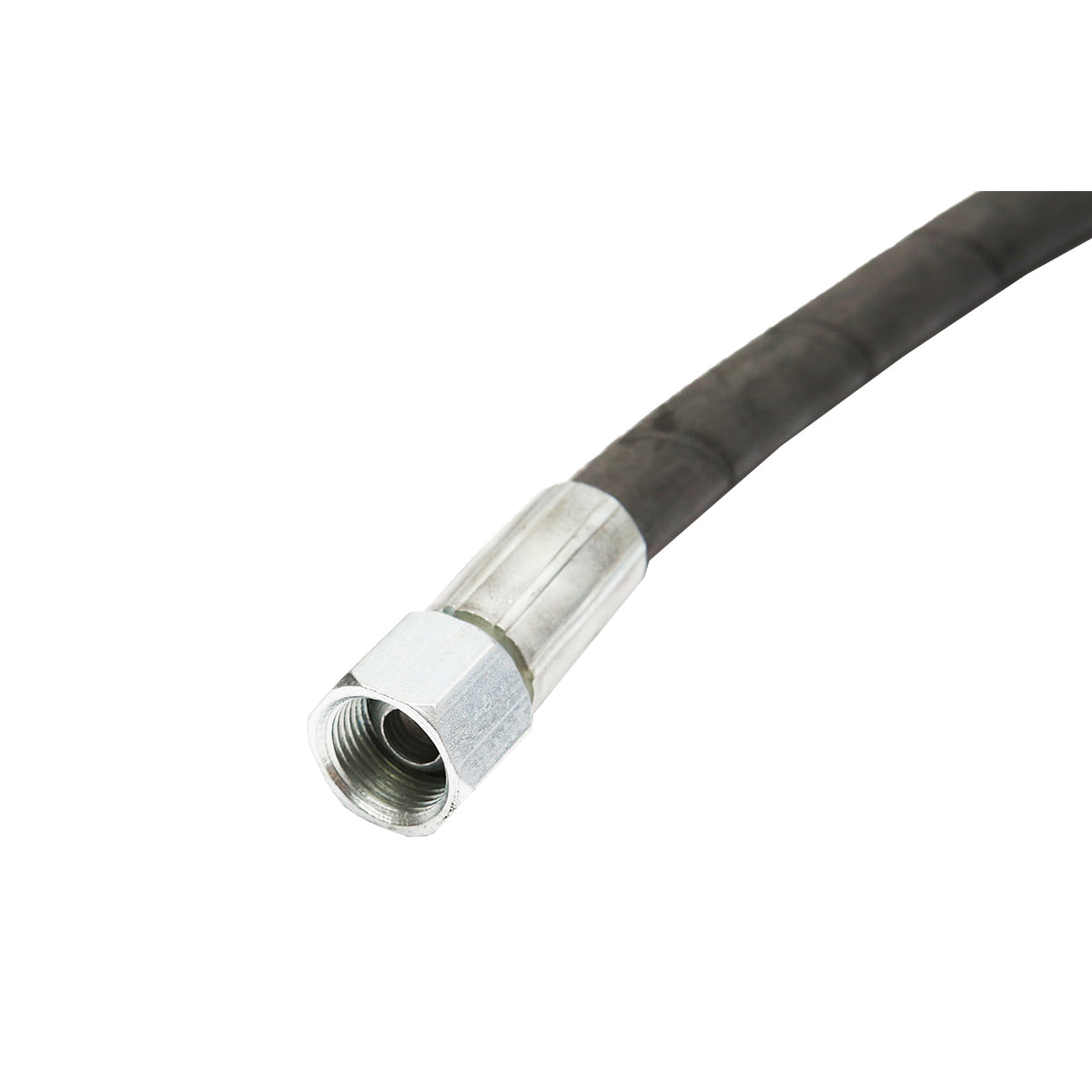 Nyomótömlő 2SN DN10 krimpelt, menetes végekkel L=2500mm
