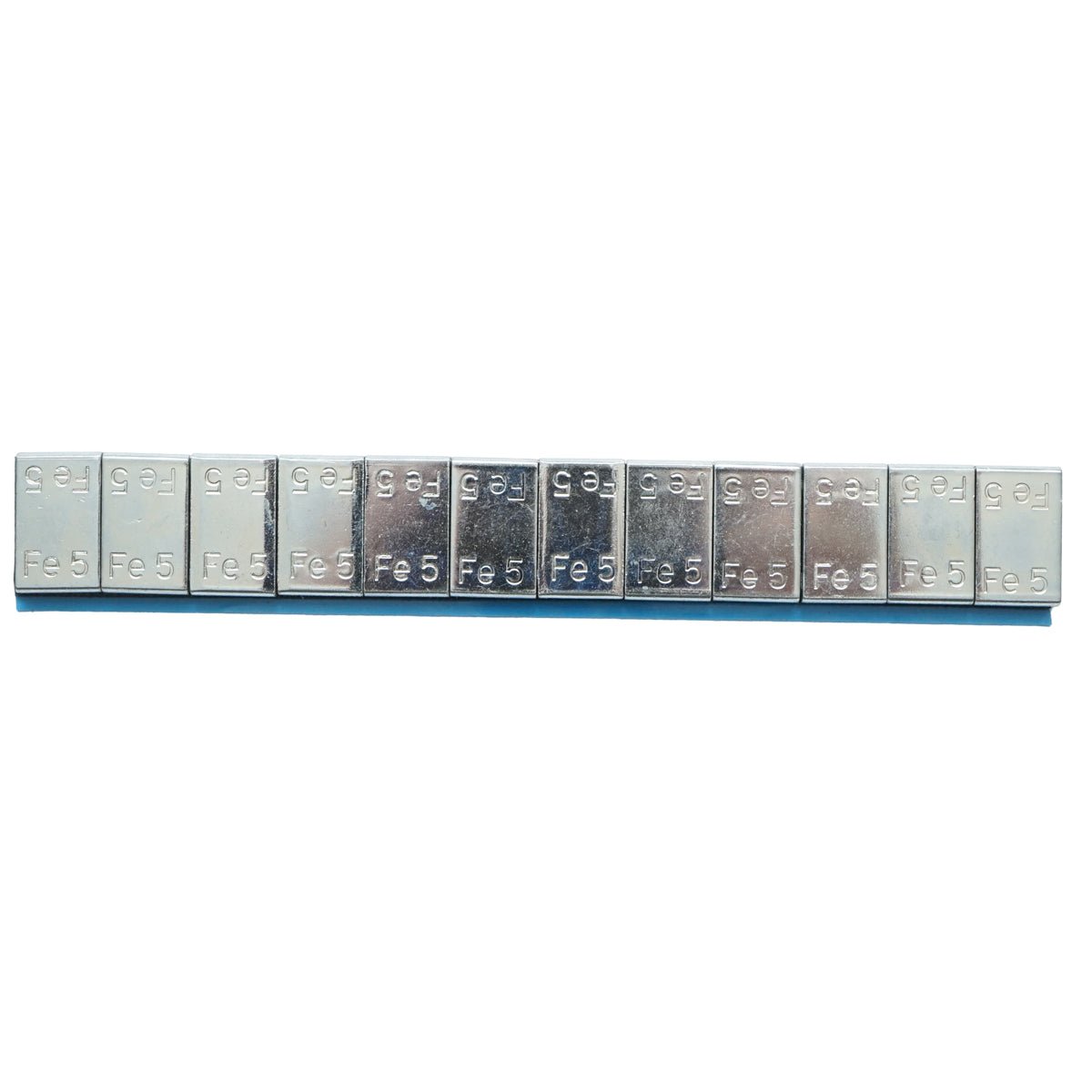 Fe 60g (5gx12 db) galvanizált öntapadós kerékkiegyenlítő Fe 60g (5gx12 db) 25 csík/doboz 25 csík/doboz